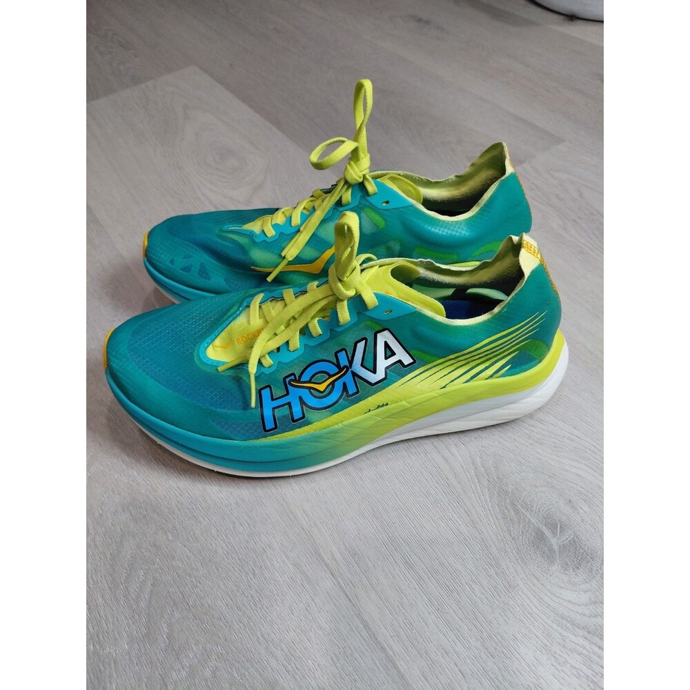 Hoka One One Rocket X 2 Unisex Women Size 10.5 Men 9.5 Ceramic Evening Primrose